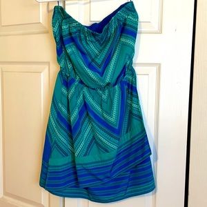 Express strapless dress